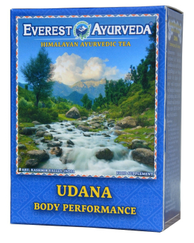 Ayurvedische Kräutermischung Udana, 100g für guten Blutkreislauf und Leistuungsfähigkeit, Verdauung, Stressreduzierung, Entspannung der Blutgefäße
